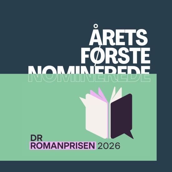 Logo med bog for DR Romanprisen